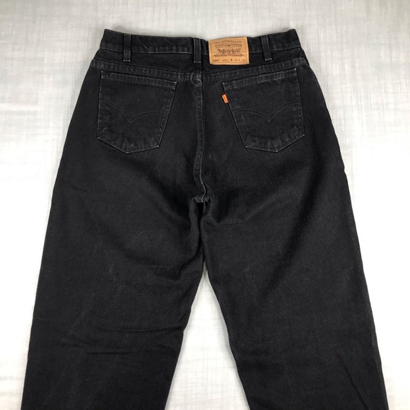 Vintage 90s Levi's Mens 34x34 560 Black Jeans - Picture 5 of 14